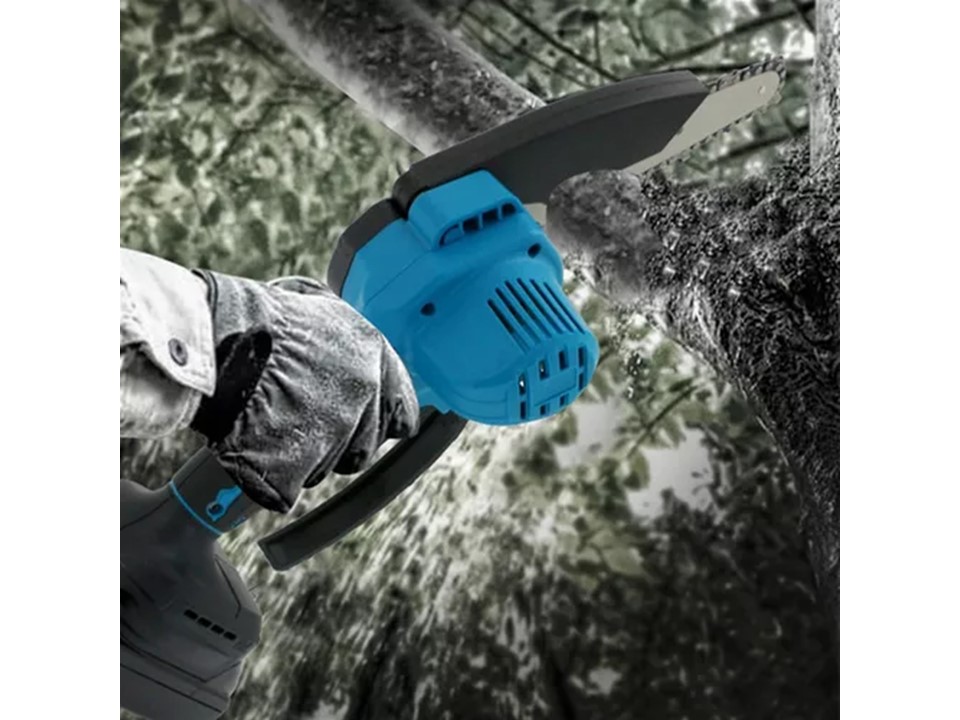 Motosierra Electrica Inalámbrica 2 Baterias Y Accesorios - Imagen 5