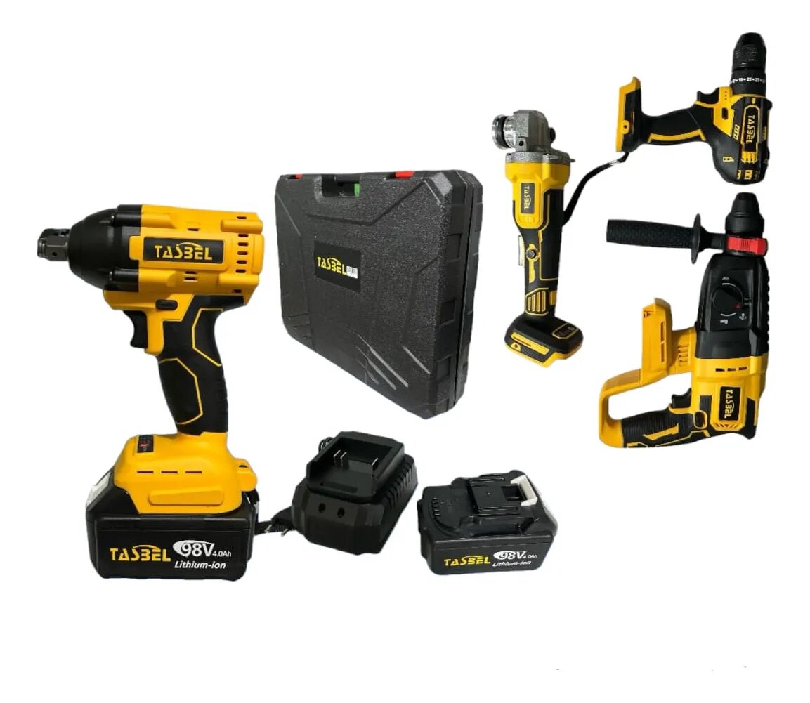 Kit de herramientas 4 en 1 con batería multifuncional de 58 V