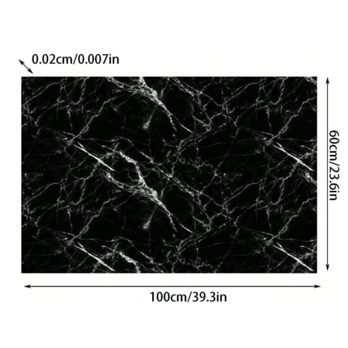 Papel Tapiz Mármol Negro 3 M x 300 CM - Imagen 2