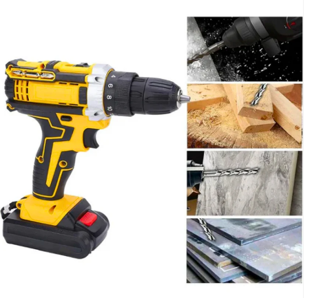 Taladro 28v Inalámbrico Recargable 2 Baterías Y Herramientas - Imagen 2